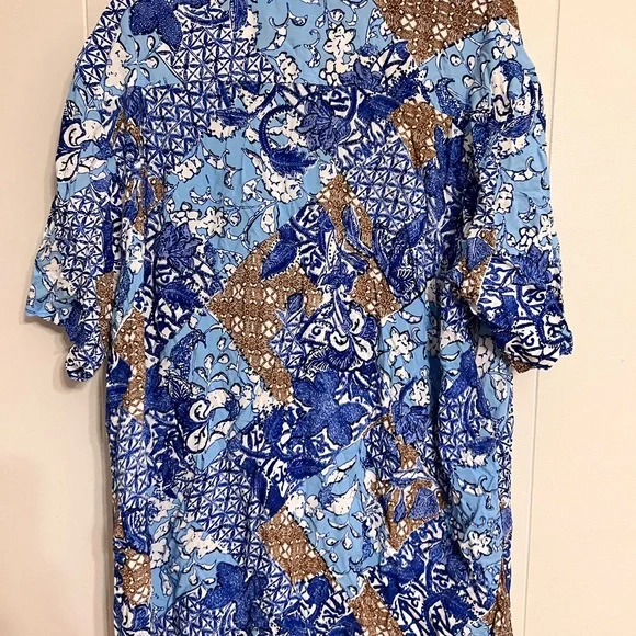 Caribbean Joe‎ Shirt Sz 3XL  Blue - Picture 3 of 3